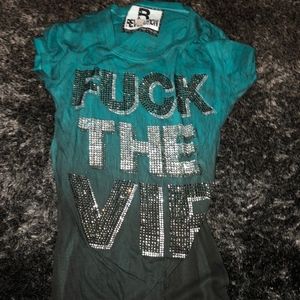 New Rhinestone Womens Shirt